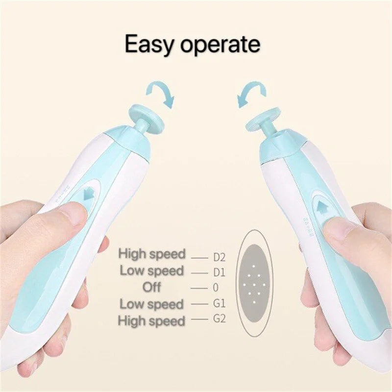 6 in 1 Electric Nail Trimmer Sharpener Nail Care Trimmer